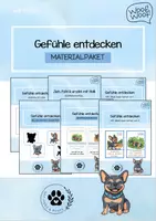 Vorschau - Arbeitsblätter - Gefühle entdecken - Materialpaket - Deckblatt