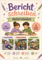 Vorschau - Arbeitsblätter - Bericht schreiben – Materialpaket (Unfallsituationen) - Deckblatt