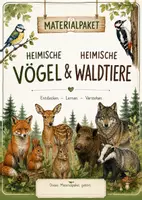 Vorschau - Arbeitsblätter - Materialpaket - Heimische Vögel, Waldtiere und Nutztiere - Deckblatt