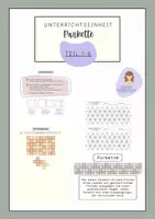 Vorschau - Arbeitsblätter - Unterrichtseinheit Parkette I Muster I Symmetrie I Geometrie - Deckblatt