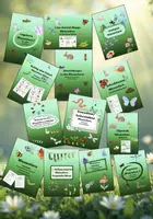 Vorschau - Stundenentwürfe - Wiesentiere – XXL Bundle für die Grundschule | Lernspiele, Lesetexte, Arbeitsblätter & Natur entdecken Klasse 1–4 - Deckblatt