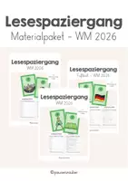 Vorschau - Arbeitsblätter - Lesespaziergang - Fußball WM 2026 (Materialpaket) - Deckblatt