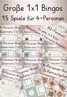 Vorschau - Unterrichtsreihen - Große 1x1 Bingos! 15 Einmaleins-Spiele für 4 Personen - Deckblatt