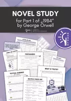 Vorschau - Arbeitsblätter - Sparpaket/Teaching Bundle for Part 1 of "1984" by George Orwell (Chapter-by-Chaper Worksheets) - Deckblatt