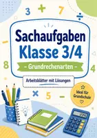 Vorschau - Arbeitsblätter - Materialpaket: Sachaufgaben Klasse 3/4 - Deckblatt