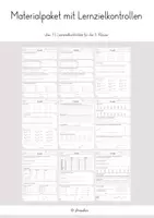 Vorschau - Arbeitsblätter - Materialpaket: Lernzielkontrollen für Klasse 3 - Deckblatt