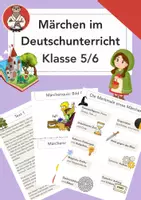 Vorschau - Unterrichtsreihen - Märchen im Deutschunterricht: verstehen, analysieren und schreiben (Klasse 5/6) - Deckblatt