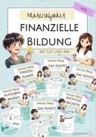 Vorschau - Stundenentwürfe - Materialpaket Lio und Aya - finanzielle Bildung - Deckblatt