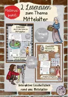 Vorschau - Arbeitsblätter - Materialpaket 2 interaktive Lesereisen Mittelalter - Deckblatt