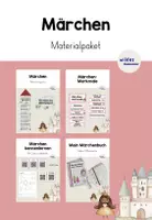 Vorschau - Arbeitsblätter - Unsere Reise ins Märchenland - Materialpaket (Märchen) - Deckblatt