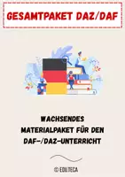 Vorschau - Stundenentwürfe - Wachsendes Materialpaket. Alle meine DaF-DaZ-Materialien - Deckblatt