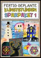 Vorschau - Stundenentwürfe - 20 fertig geplante Kunststunden - Sparpaket 1 - Deckblatt
