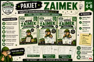 zapowiedź - Pakiet materiałów - zaimek - obwoluta