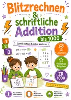 Vorschau - Arbeitsblätter - Blitzrechnen & schriftliche Addition bis 1000 – Materialpaket - Deckblatt