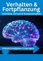 Vorschau - Arbeitsblätter - Verhalten & Fortpflanzung – Instinkte, Lernen & Sozialverhalten - Deckblatt