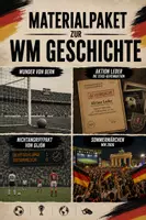 Vorschau - Arbeitsblätter - Materialpaket: Fußball WM Geschichte - Deckblatt