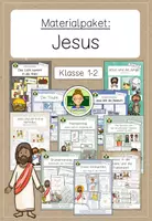 Vorschau - Stundenentwürfe - Sparpaket: Jesus (Religion Grundschule Bibel Klasse 1-3) - Deckblatt