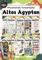 Vorschau - Arbeitsblätter - Altes Ägypten - Komplettpaket - Deckblatt