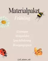 Vorschau - Arbeitsblätter - Materialpaket Frühling - Deckblatt