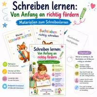 Vorschau - Arbeitsblätter - Materialpaket - Schrift und Schreiben üben und festigen - Sprache Stein Papier 1 - Arbeitsblätter für die Ferien - Deckblatt