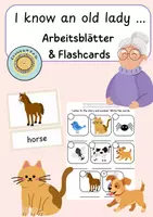 Vorschau - Arbeitsblätter - Materialpaket I know an old lady who swallowed a fly - Deckblatt