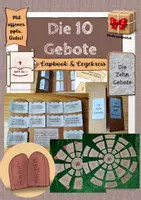Vorschau - Mal- und Bastelvorlagen - Materialpaket 10 Gebote - Deckblatt