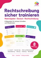 Vorschau - Stundenentwürfe - Rechtschreibung Deutsch üben – s, ss oder ß, das/dass, Groß- und Kleinschreibung, Wortstamm & Dehnung - Deckblatt