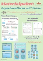 Vorschau - Stundenentwürfe - Materialpaket Schwimmen und Sinken: Experimentieren mit Wasser - Deckblatt