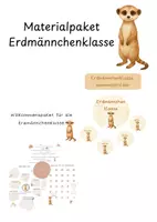 Vorschau - Unterrichtsreihen - Materialpaket Erdmännchenklasse - Deckblatt