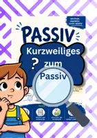 Vorschau - Arbeitsblätter - Knobelaufgaben und Rätsel zum Vorgangspassiv - Deckblatt