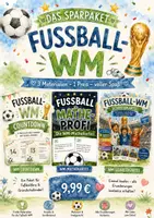 Vorschau - Arbeitsblätter - Fußball-WM Sparpaket – Countdown, Mathekartei & Schreibkartei für die Grundschule - Deckblatt