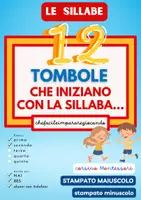 anteprima - Giochi - 12 TOMBOLE DELLE SILLABE: PAROLE CHE INIZIANO CON LA SILLABA… - Pagina di copertina
