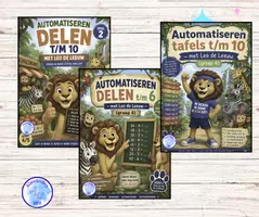 Voorbeeld - PAKKET Automatiseren tm 10 met Leo de Leeuw (groep 4-5) (20% KORTING) - Voorblad