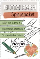 Vorschau - Spiele - Blitzlesen Spielepaket - Deckblatt
