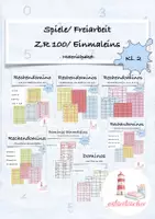 Vorschau - Arbeitsblätter - ZR 100/ Einmaleins Spiele Freiarbeit Materialpaket Klasse 2 - Deckblatt