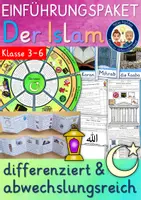 Vorschau - Stundenentwürfe - Weltreligion Islam EINFÜHRUNGSPAKET Klasse 3-6 Religion Ethik - Deckblatt