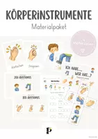 Vorschau - Arbeitsblätter - Körperinstrumente - Materialpaket - Deckblatt
