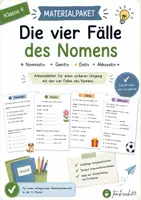 Vorschau - Arbeitsblätter - Materialpaket - Arbeitsblätter - Die vier Fälle des Nomens - Deckblatt