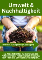 Vorschau - Arbeitsblätter - Umweltschutz & Nachhaltigkeit – 10 Arbeitsblätter zum Klimawandel - Deckblatt