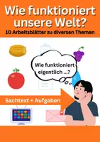 Vorschau - Arbeitsblätter - Sachkunde Arbeitsblätter Klasse 3/4 Bundle 📦 Natur, Technik & Umwelt - Deckblatt