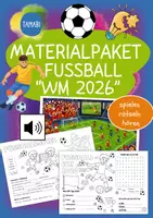 Vorschau - Stundenentwürfe - Fußball WM 2026 Materialpaket | Sachunterricht Grundschule | Fußball | Spiel- & Rätselmatten | Klangbild | Vertretungsstunden | Themenstunde | Projekttag WM - Deckblatt