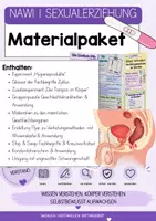 Vorschau - Mal- und Bastelvorlagen - Sexualerziehung - Materialpaket - Deckblatt