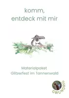 Vorschau - Arbeitsblätter - Materialpaket Glitzerfest im Tannenwald - Deckblatt
