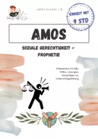 Vorschau - Arbeitsblätter - Unterrichtseinheit Prophet Amos I Soziale Gerechtigkeit & Prophetie - Deckblatt
