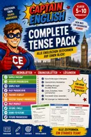 Vorschau - Arbeitsblätter - English Tenses Materialpaket Merk- und Übungsblätter - Deckblatt