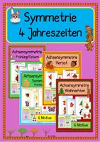 Vorschau - Arbeitsblätter - Symmetrie Jahreszeiten - Deckblatt