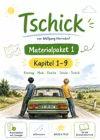 Vorschau - Arbeitsblätter - Tschick Materialpaket Kapitel 1–9 – Einstieg, Maik, Familie, Schule und Tschicks Auftauchen - Deckblatt