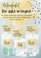Vorschau - Arbeitsblätter - Materialpaket: The date in English - Datum Englisch - Deckblatt