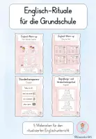 Vorschau - Spiele - Englisch-Warm-up & Rituale I 5 Materialien für den ritualisierten Stundenbeginn - Deckblatt
