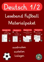 Vorschau - Arbeitsblätter - Materialpaket Leseband Fußball für Klasse 1 und 2 - Deckblatt